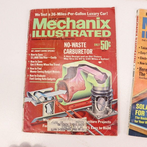 Mechanix Illustrated 1974 Lot of 10 - Picture 11 of 16